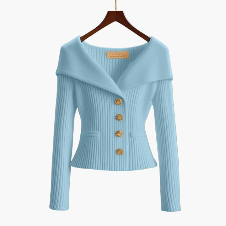Grace & Jess | Ribbed Button-Up Cardigan