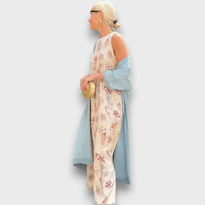 Grace & Jess | Maxi dress with cardigan