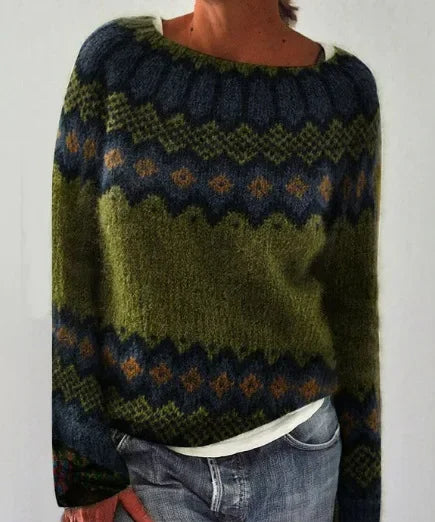 Grace & Jess | Cozy Fair Isle Sweater