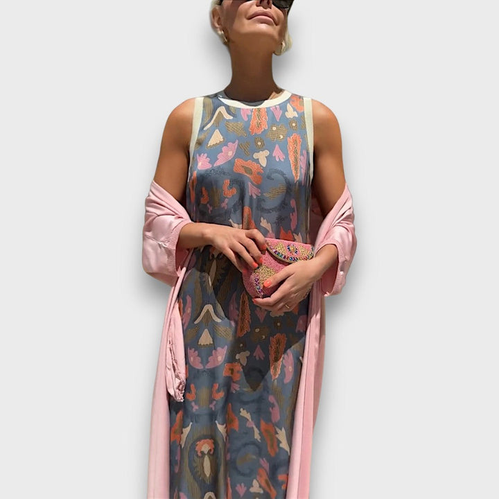 Grace & Jess | Maxi dress with cardigan