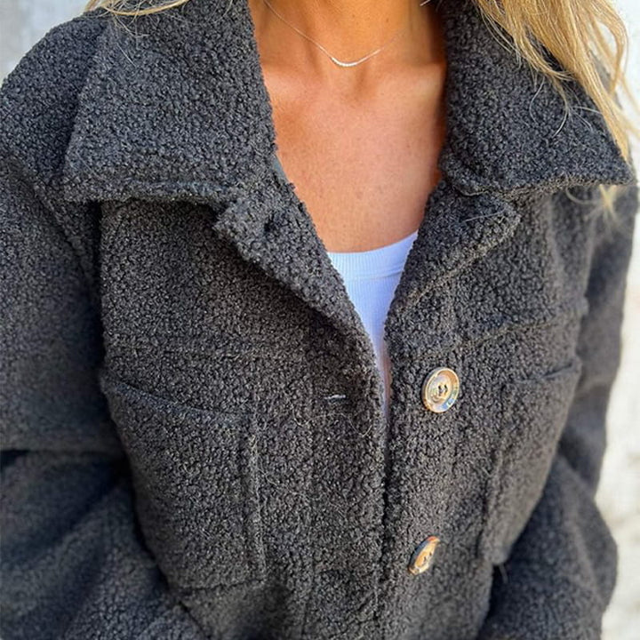 Grace & Jess | Effortless Chic Lapel Cropped Jacket