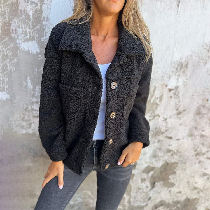 Grace & Jess | Effortless Chic Lapel Cropped Jacket