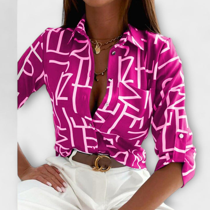 Grace & Jess | Blouse with Classic Collar