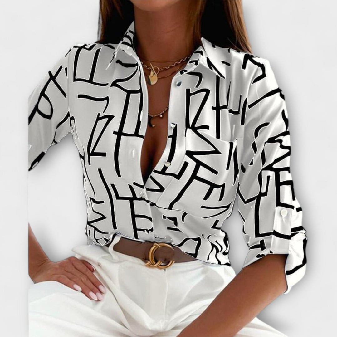 Grace & Jess | Blouse with Classic Collar