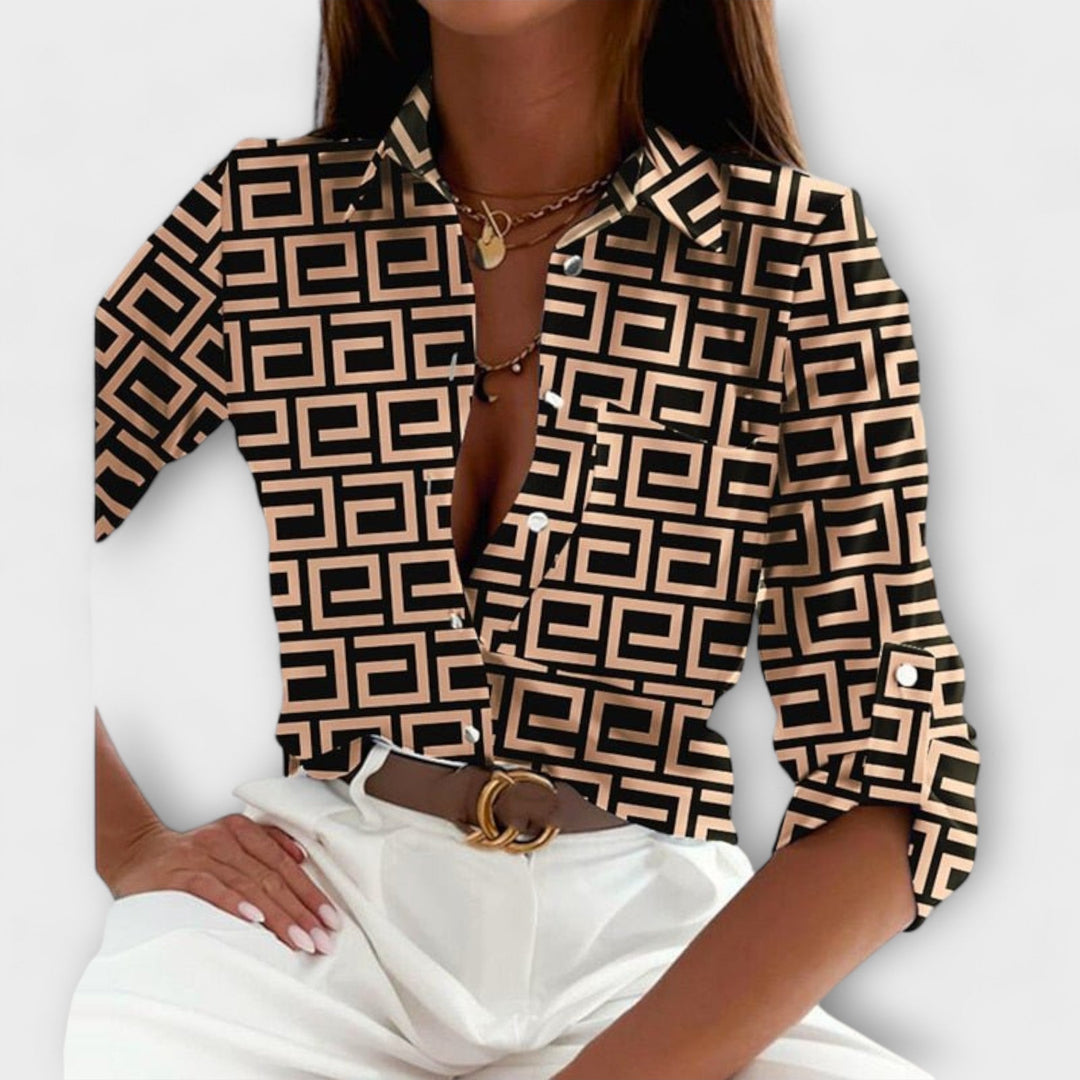 Grace & Jess | Blouse with Classic Collar
