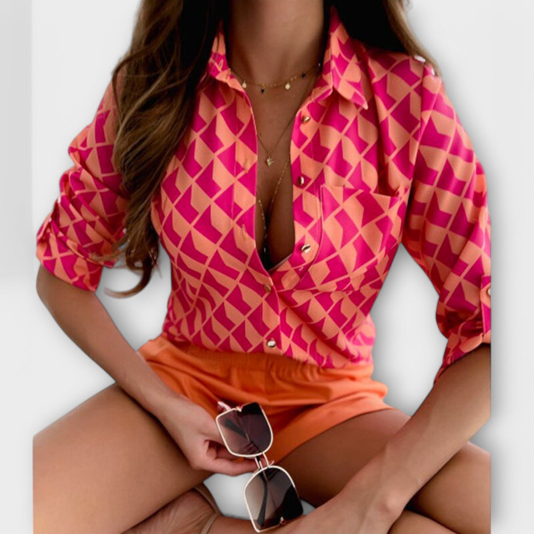 Grace & Jess | Blouse with Classic Collar