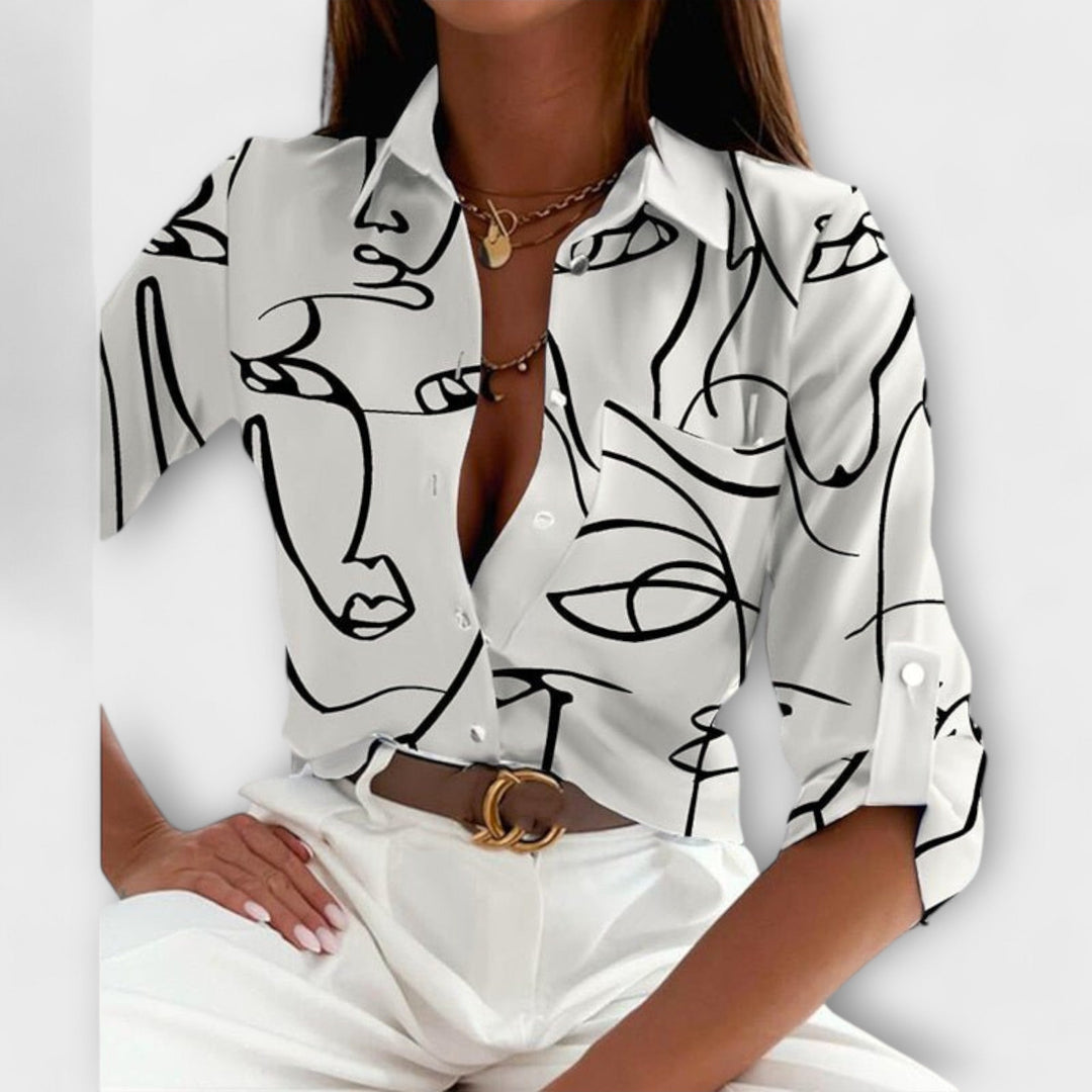 Grace & Jess | Blouse with Classic Collar