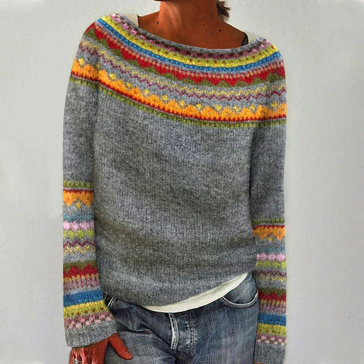 Grace & Jess | Cozy Fair Isle Sweater