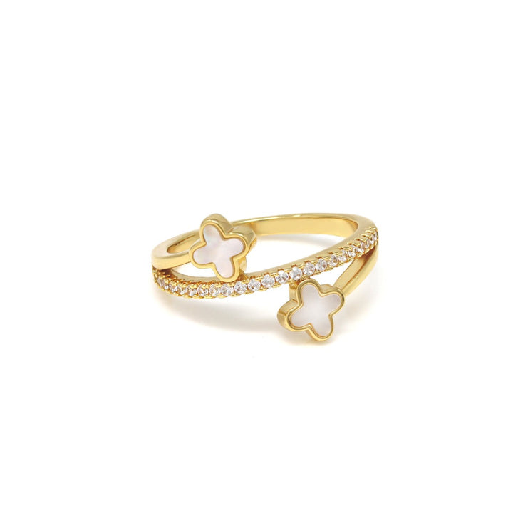 Grace & Jess |  Stainless Steel (Gold & Faux Pearl)