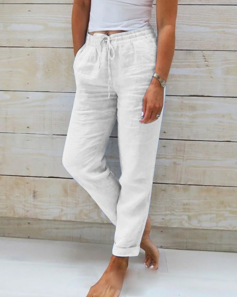 Averie | Relaxed Drawstring Trousers
