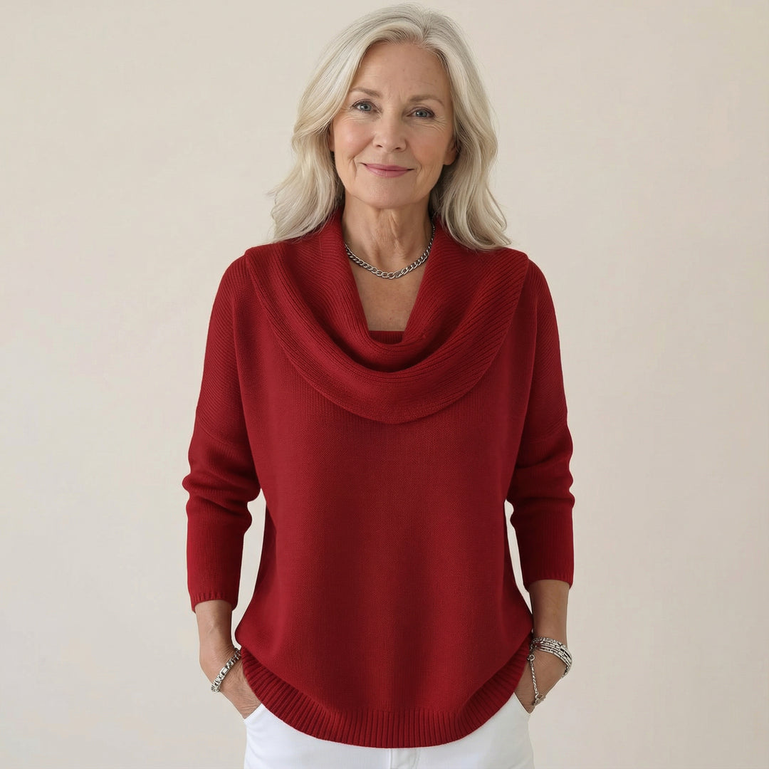 Eliza | Elegant Jumper with Cowl Neck