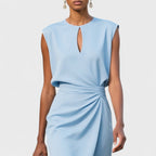 Jessamine | Women's Draped Waist Midi Dress