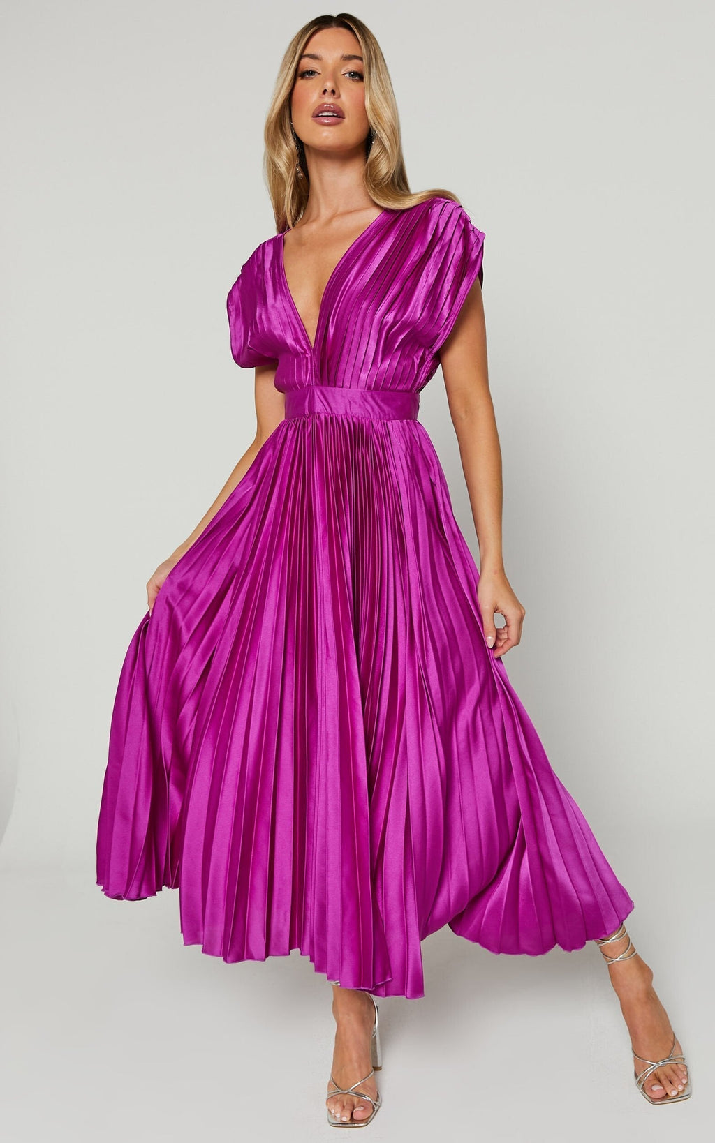 Madisyn | Women's Pleated Skirt Dress