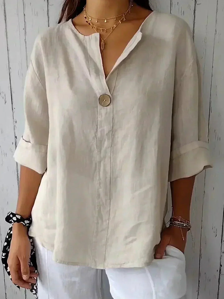 Grace & Jess | RELAXED V-NECK BLOUSE