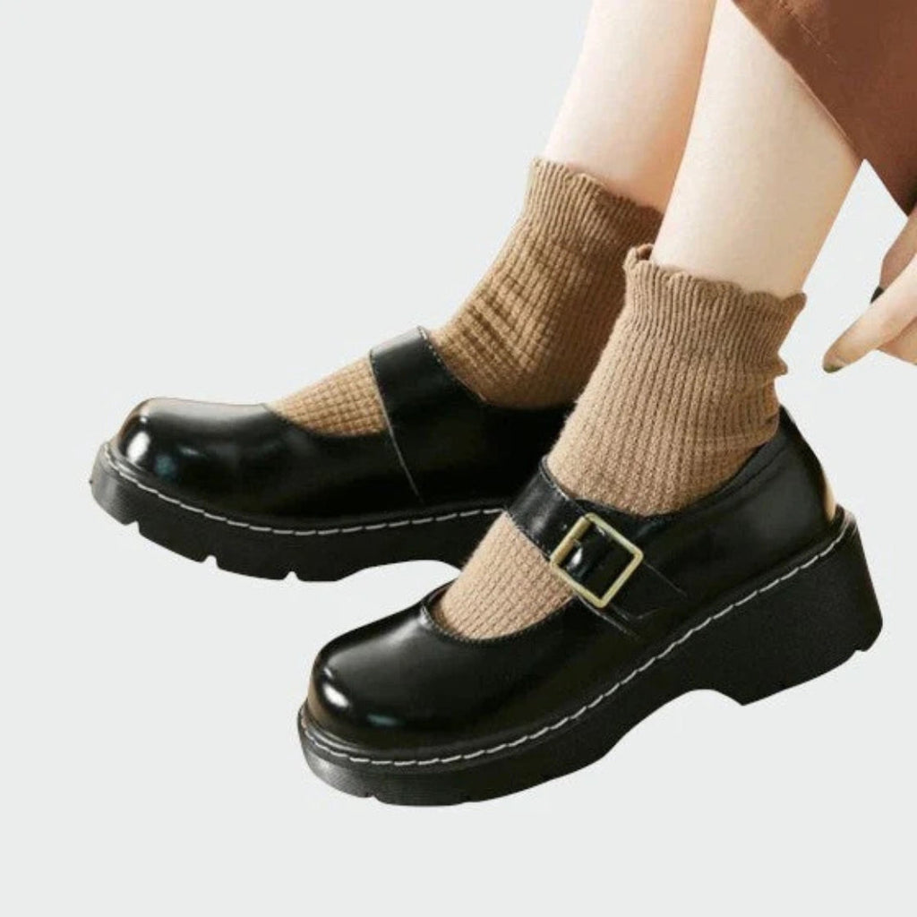 Olivia | Women's Orthopedic Platform Mary Jane Shoes