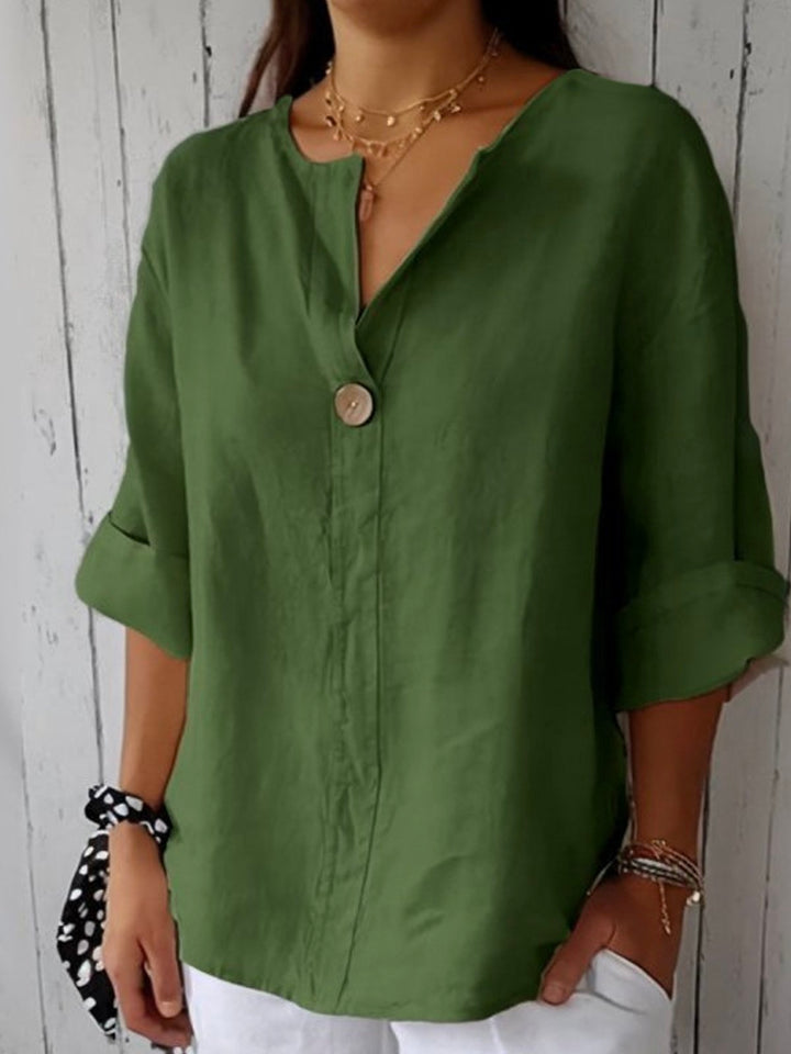 Grace & Jess | RELAXED V-NECK BLOUSE