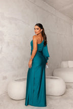Melisande | Women's One Shoulder Evening Maxi Dress
