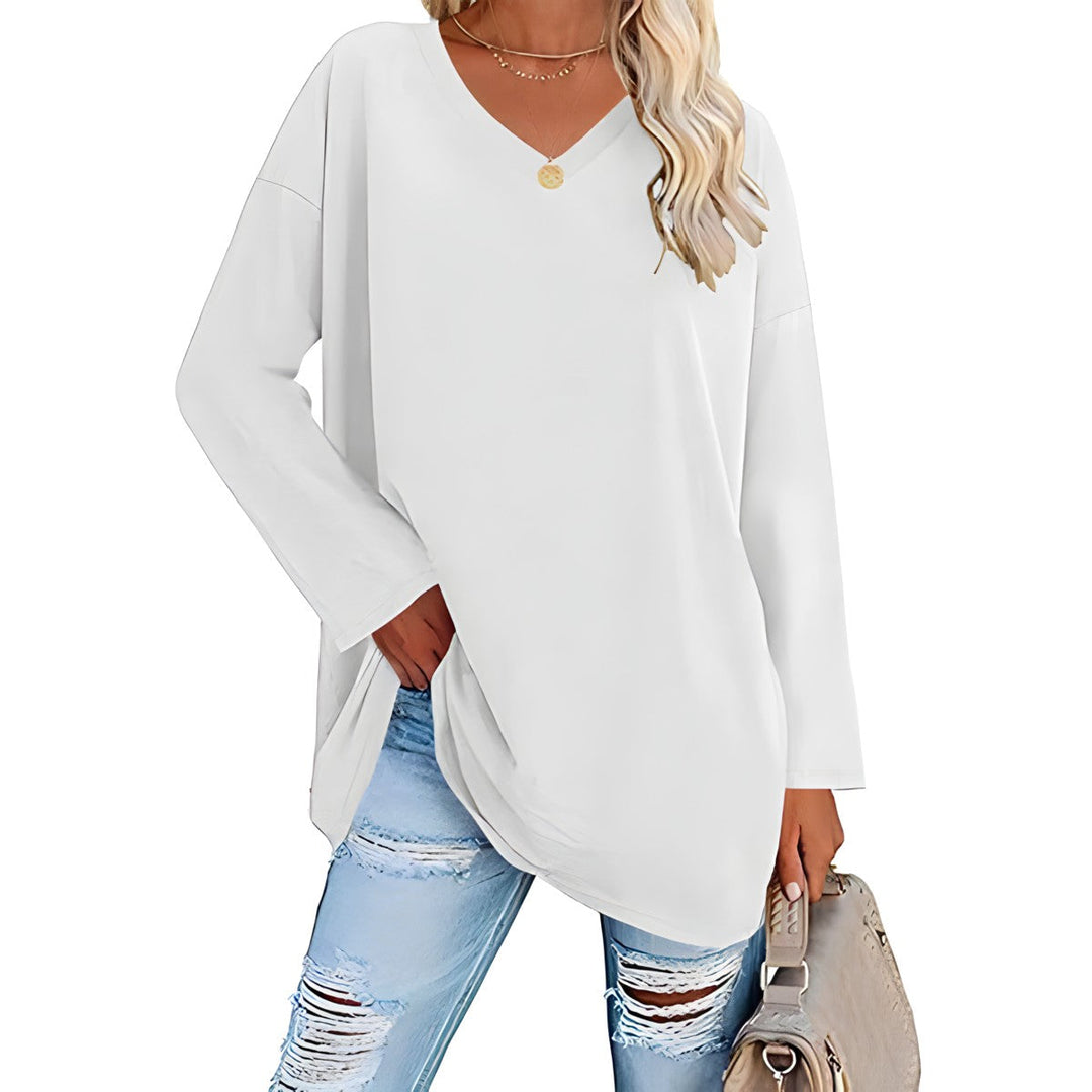 Grace & Jess | Relaxed V-Neck Sweater