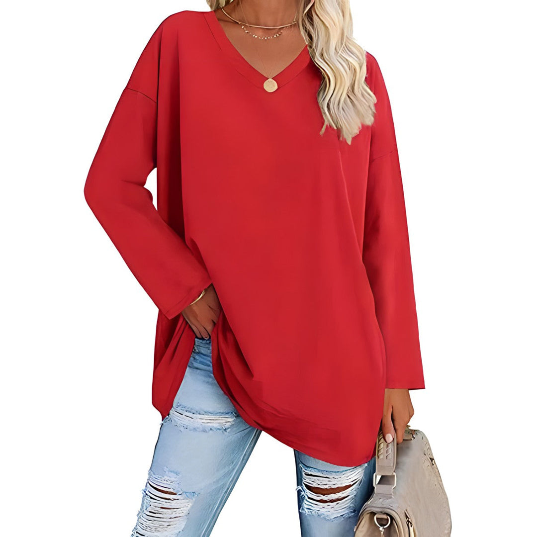 Grace & Jess | Relaxed V-Neck Sweater