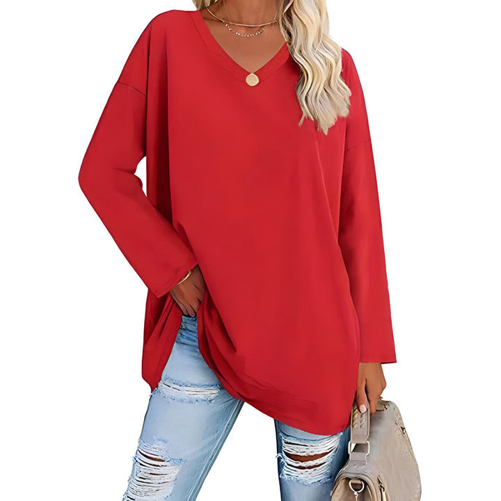 Grace & Jess | Relaxed V-Neck Sweater