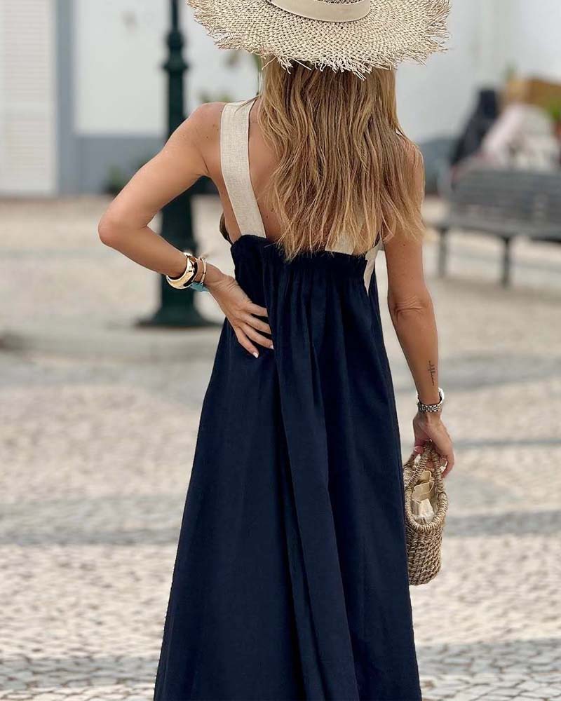 Jillian | Women's Crossover Summer Maxi Dress