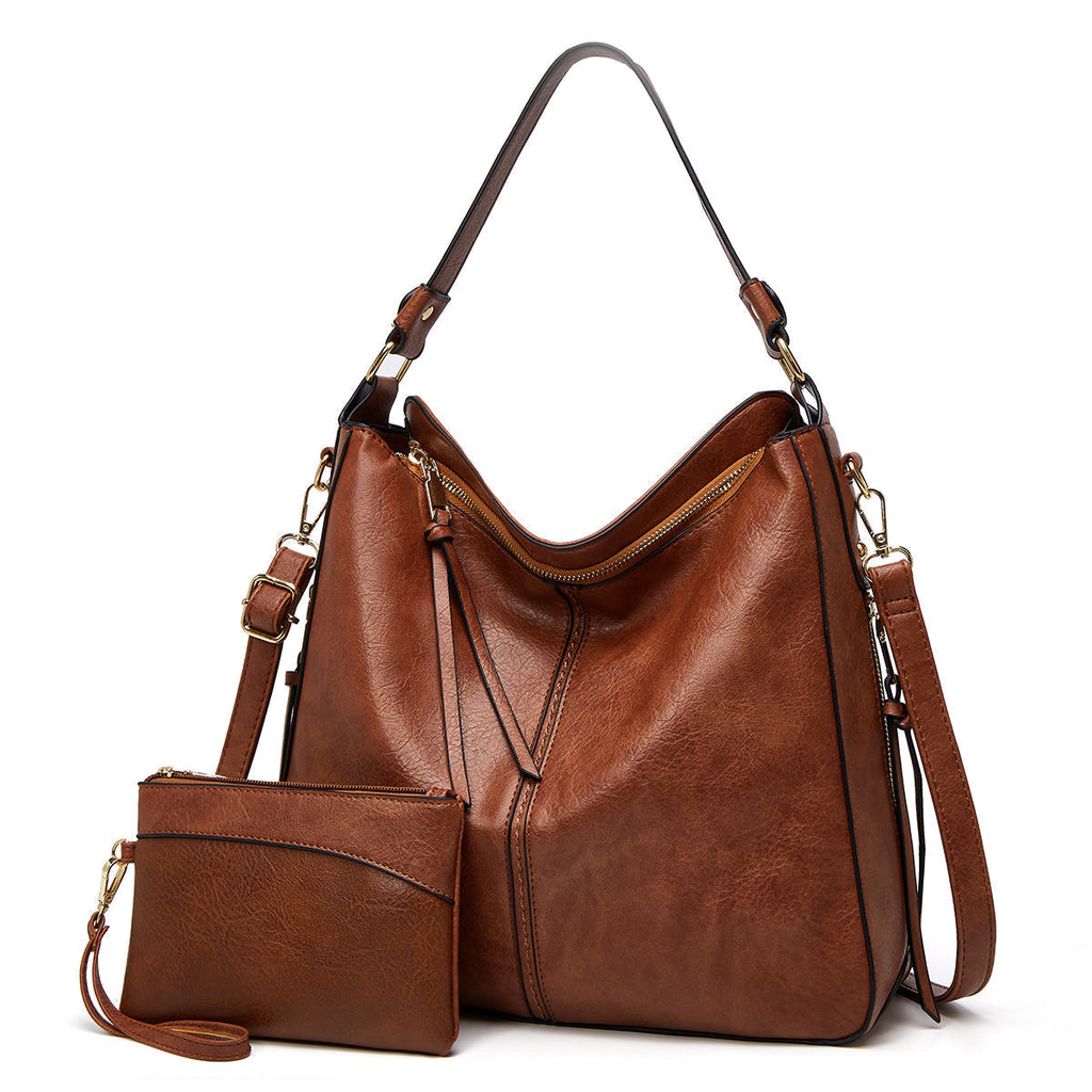 Calliope | Women's Elegant Spacious Leather Hobo Tote Bag