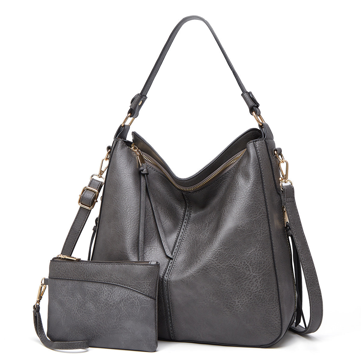 Calliope | Women's Elegant Spacious Leather Hobo Tote Bag