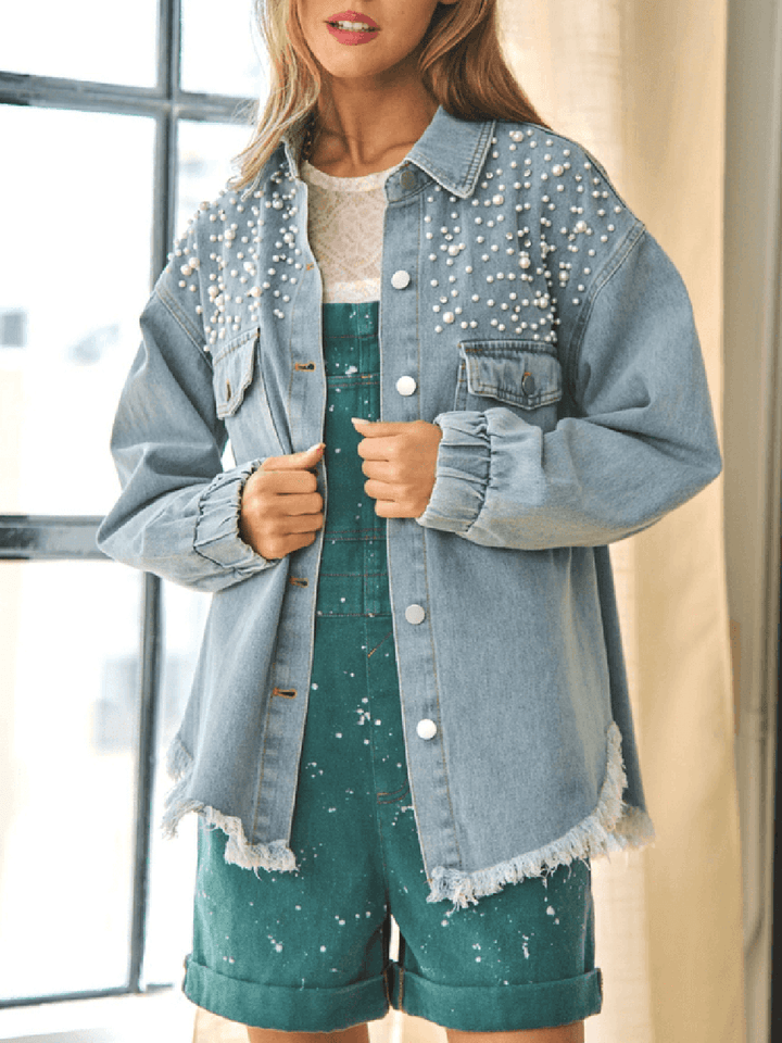 Grace & Jess | Oversized Denim Shacket