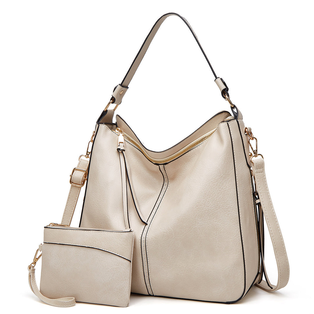 Calliope | Women's Elegant Spacious Leather Hobo Tote Bag