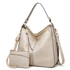 Calliope | Women's Elegant Spacious Leather Hobo Tote Bag