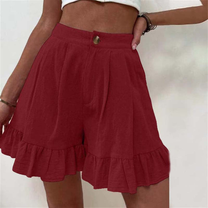Grace & Jess | Flowy Ruffle Hem Shorts