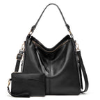 Calliope | Women's Elegant Spacious Leather Hobo Tote Bag