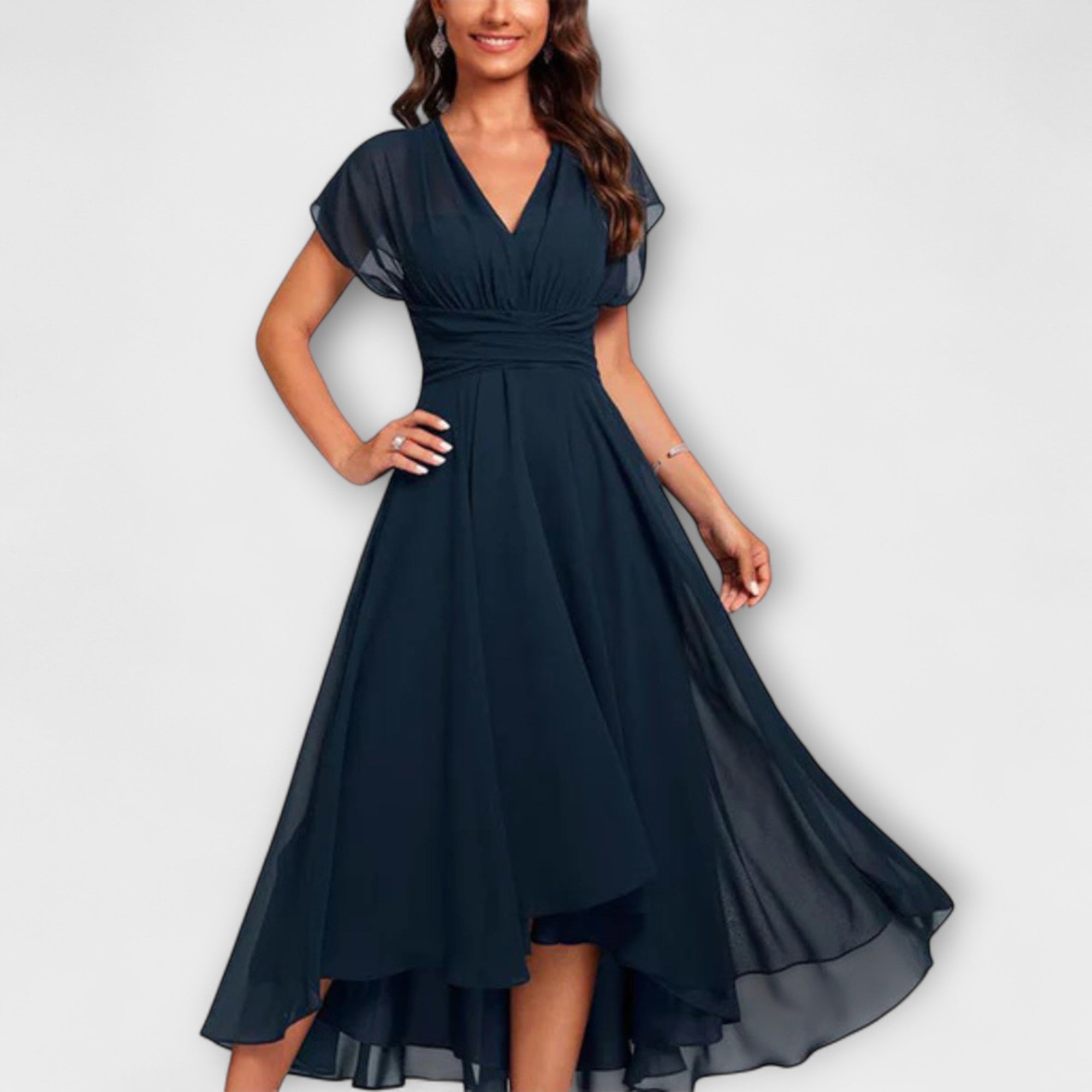 Ismey | Women's Flowing Summer Midi Dress