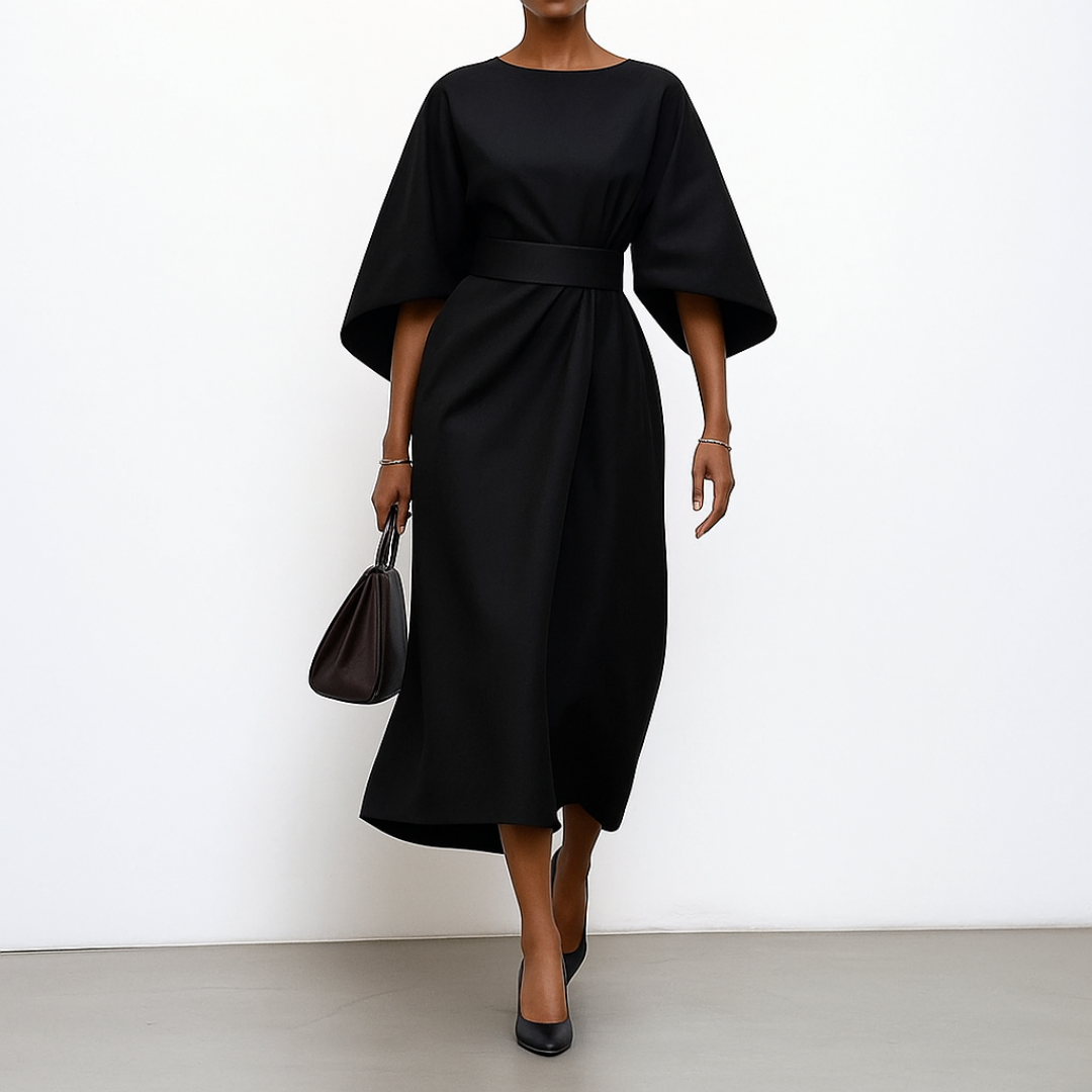 Eldra | Women's Batwing Sleeve Wedding Maxi Dress