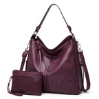 Calliope | Women's Elegant Spacious Leather Hobo Tote Bag