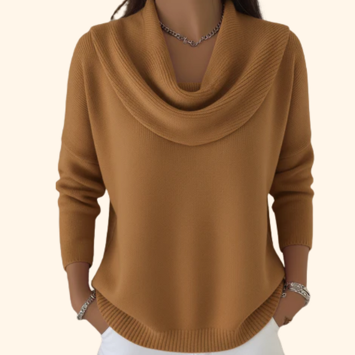 Eliza | Elegant Jumper with Cowl Neck