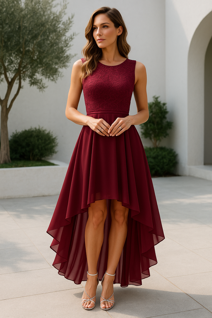 Jenna | Women's High Low Wedding Guest Dress