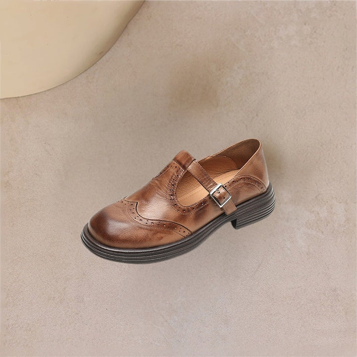 Grace & Jess | Elegant Mary Jane Leather Shoes