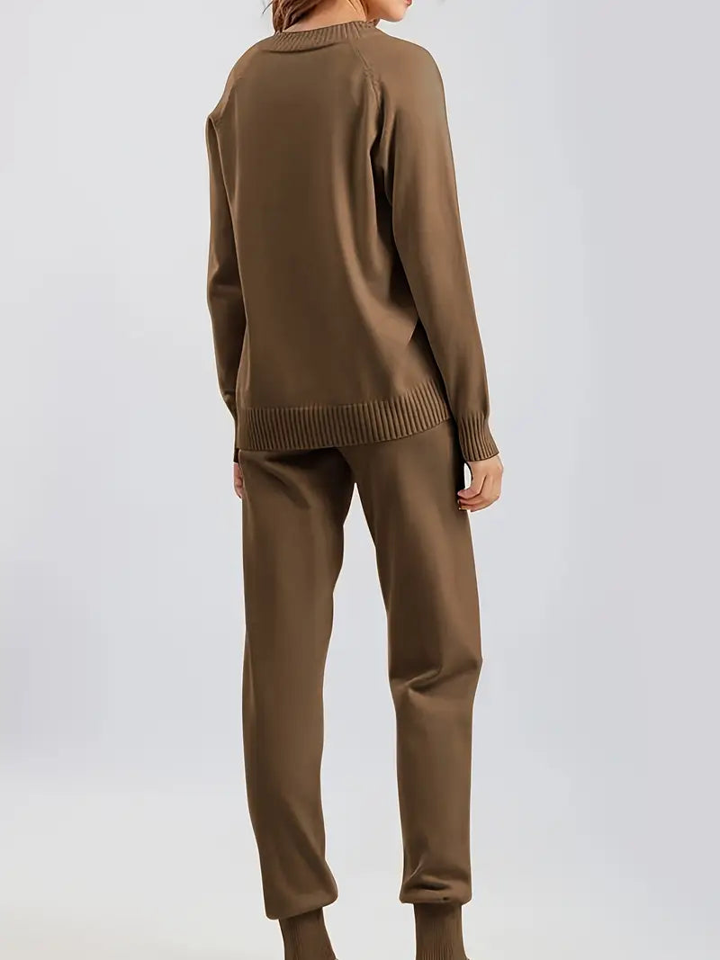 Evaris | Long Sleeve Two-Piece Set