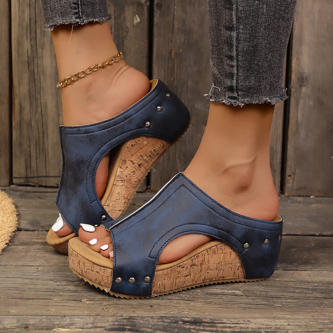 Grace & Jess | Ciera Cork Wedges