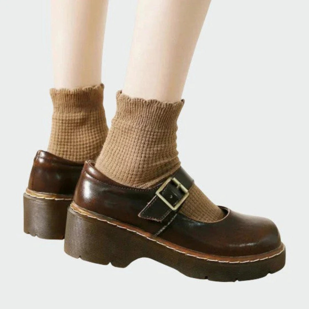 Olivia | Women's Orthopedic Platform Mary Jane Shoes