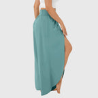 Mirella | Women's Wide Leg Split Hem Pants