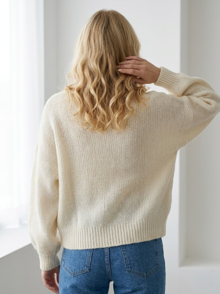 Amethyst | Women's Chic Comfy Braided Cardigan