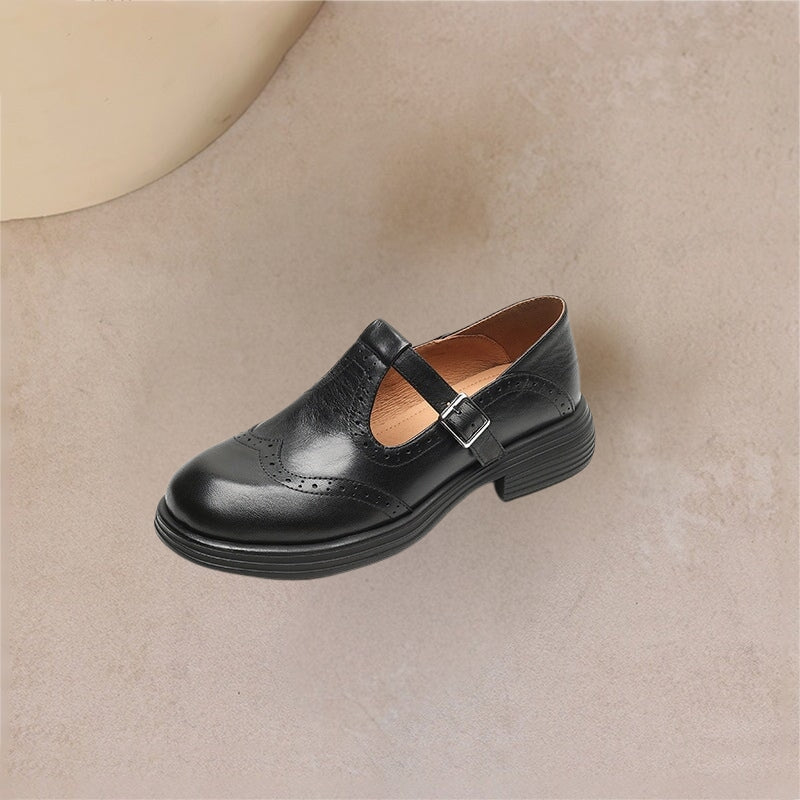 Grace & Jess | Elegant Mary Jane Leather Shoes