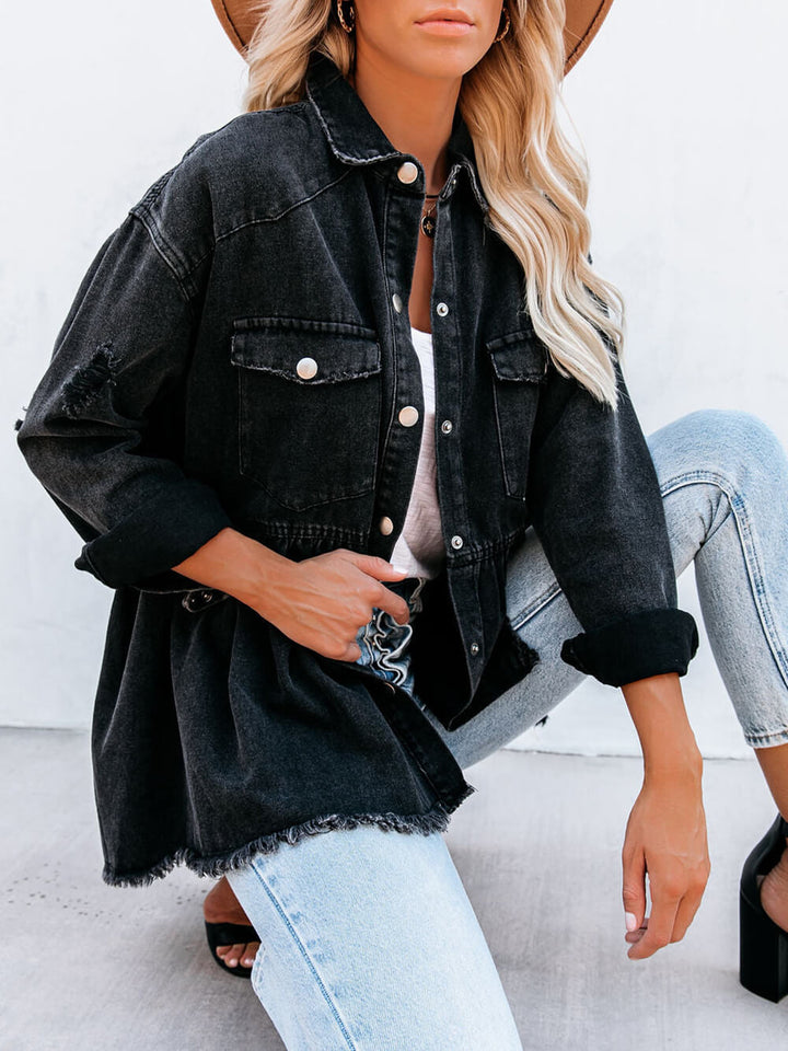 Grace & Jess | Button Down Shirt Jacket