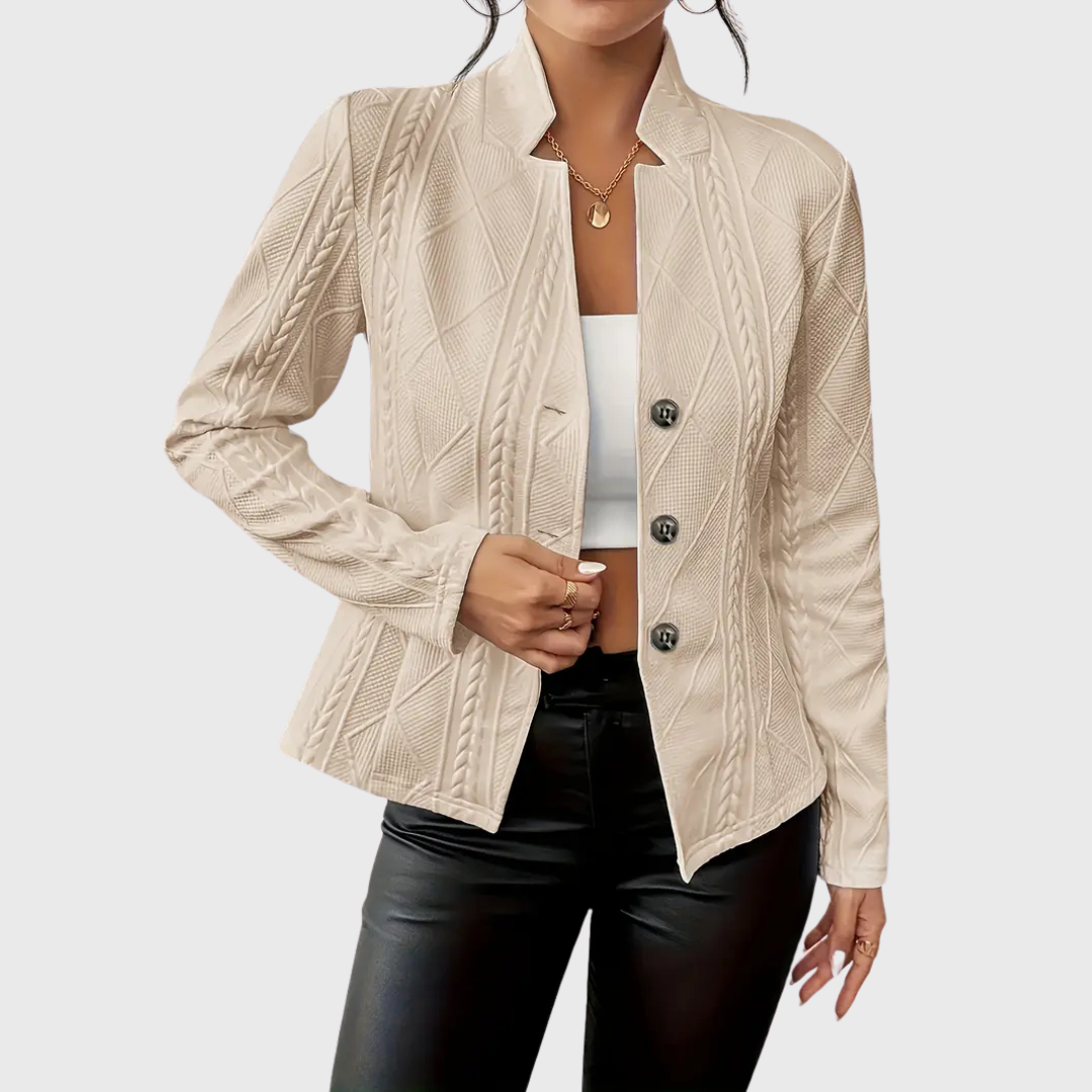 Veyloria | Women's Button Blazer Jacket