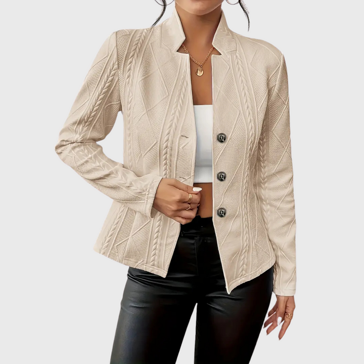Veyloria | Women's Button Blazer Jacket