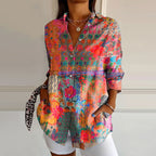 Tatiana | Women's Floral Button Blouse
