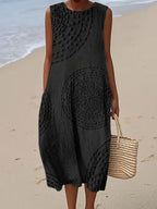 Cove | Women's Textured Sleeveless Beach Midi Dress