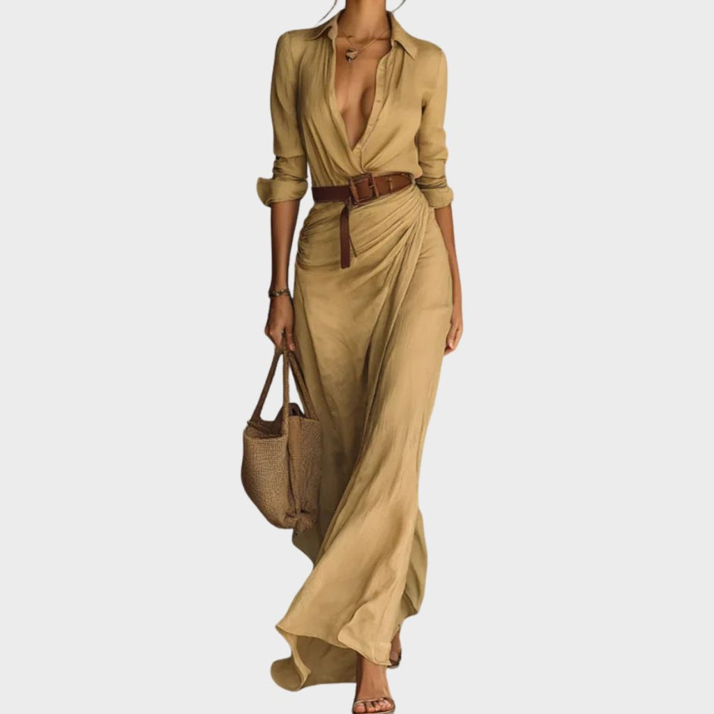 Una | Women's Wrap Maxi Dress